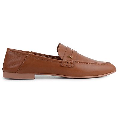 Mocassim Feminino Santa Lolla New Couro Marrom Safari - 079B