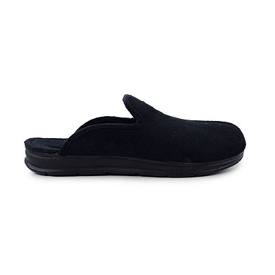Pantufa Chinelo Adulto Pegada Preto - 1660