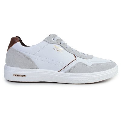 Sapatênis Masculino Pegada Couro Nitro P Branco - 1120
