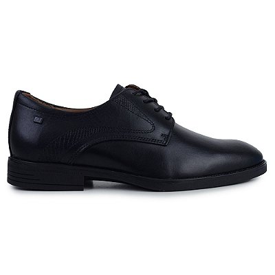Sapato Social Masculino Pegada Couro Stretch Preto - 1269