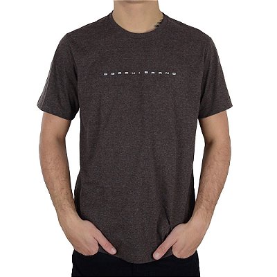 Camiseta Masculina Ogochi MC Concept Slim Marrom - 0065