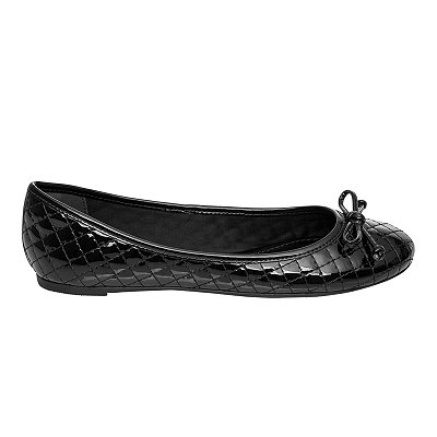 Sapatilha Feminina Santa Lolla Verniz Preta - 7006