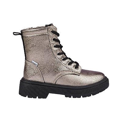 Bota Infantil Feminina Pampili Metalizada Cinza - 6810