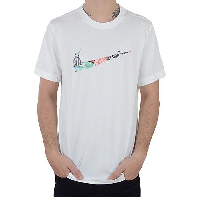 Camiseta Masculina Nike MC Tee Run Energy Branca - HJ36
