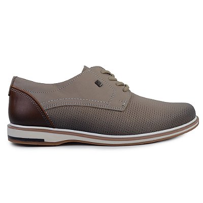 Sapato Masculino Pegada Casual Couro Marrom - 1251