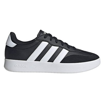 Tênis Masculino Adidas Couro Barreda Preto - JI2307