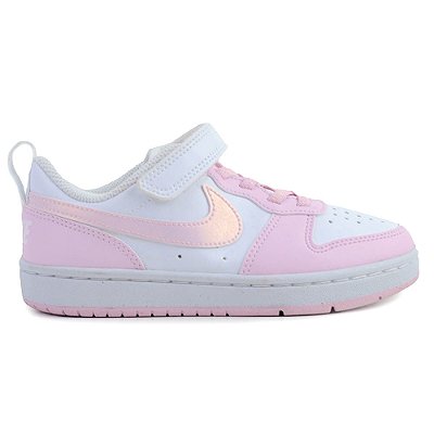Tênis Infantil Meninas Nike Court Borough Branco - DV54