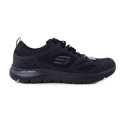 Tênis Masculino Skechers Preto - 52812