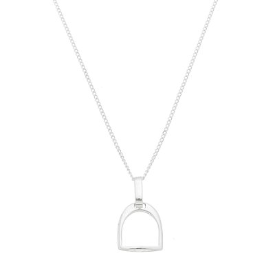 Colar estribo prata 925