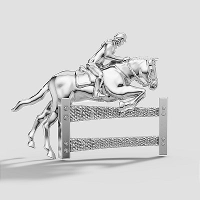 Colar jump Amazonas  prata 925