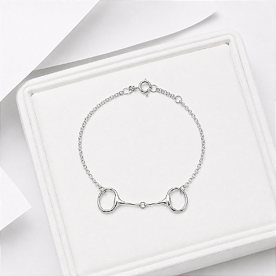 Pulseira bridão prata 925