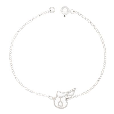 Pulseira sela prata 925