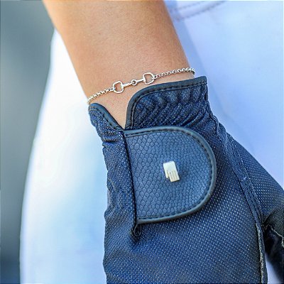 Pulseira bridão Baby prata 925