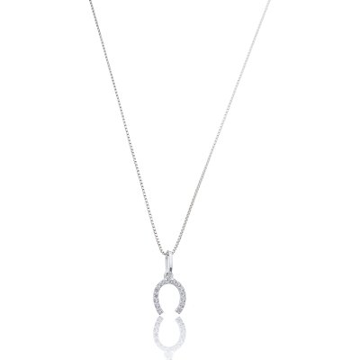 Colar mini ferradura prata 925