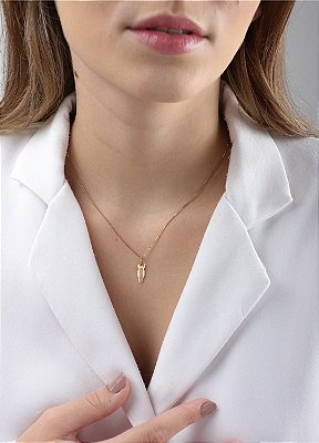 Colar carinha do seu cavalo ouro 18k personalizado