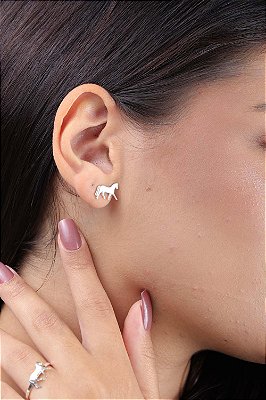 Anel cavalo prata 925