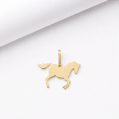 Pingente mini horse ouro 18k