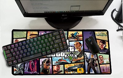 Mouse Pad / Desk Pad Grande 30x70 - GTA