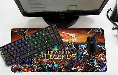Mouse Pad / Desk Pad Grande 30x70 - League of Legends