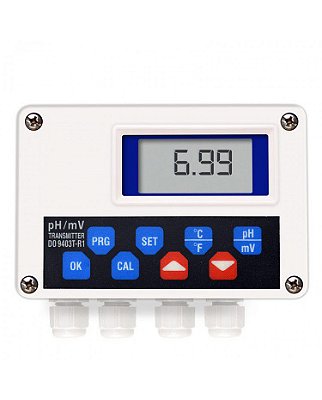 Transmissor de pH e Temperatura Saída 4 a 20 mA DO-9403TR1