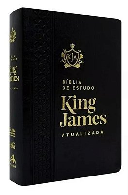 Bíblia De Estudo King James Atualizada Letra Grande Preta