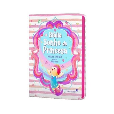 Biblia Sonho De Princesa Ilustrada Capa Dura Luxo Editora Hagnos