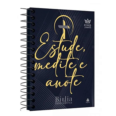 Bíblia Interativa Estude, Medite e Anote - Modelo Tradução - King James Clássica