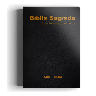 Bíblia ARC slim luxo preta: Mais leve, mais prática mesmo conteúdo!, de Ibb. Editorial Geo-Gráfica e Editora Ltda