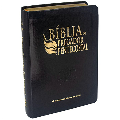 Bíblia Do Pregador Pentecostal Media Com Índice  cor Preta versão Arc