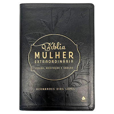 Bíblia Mulher Extraordinária - Estudo, Meditação E Oração - Preta