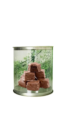 Lata para presente - mini brownie