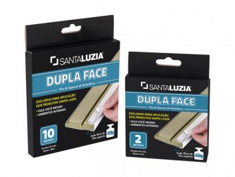 Fita Dupla Face Santa Luzia 12mm x 10ml - preço do rolo com 10ml