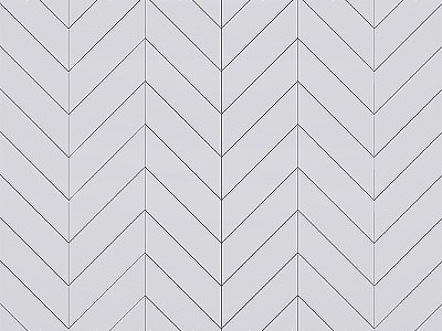 Santa Luzia Chevron 21340 Branco Liso- preço da caixa com 0,50 m² - 26 peças