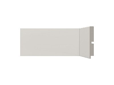 Rodapé 454 Fendi de poliestireno com 10 cm de altura Santa Luzia - Preço da barra com 2,40m