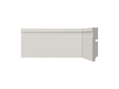 Rodapé 457 Fendi de poliestireno com 10 cm de altura Santa Luzia - Preço da barra com 2,40 ml