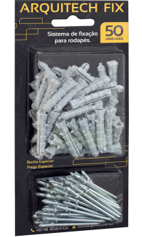 Arquitech Fix Buchas com pregos ( 50 peças)