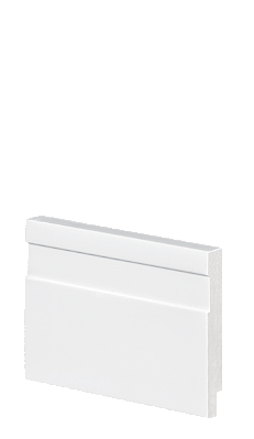 Rodapé em Poliestireno Arquitech 07cm de altura com friso 51907 SLIM - preço da Barra com 2,00 metros