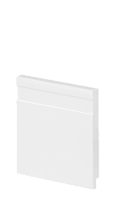 Rodapé em Poliestireno Arquitech 10cm de altura com friso 51910 SLIM - preço da Barra com 2,00 metros