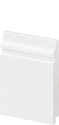 Rodapé em Poliestireno Arquitech 12cm de altura com friso 57012 - preço da Barra com 2,40