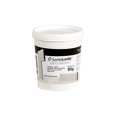 Massa Premium Santa Luzia 90g Carvalho Prata
