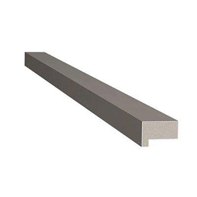 Acabamento Lateral Waves/Ripado Santa Luzia Poliestireno Cinza Titanium