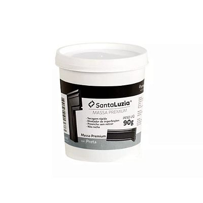 Massa Premium Santa Luzia 90g Preta