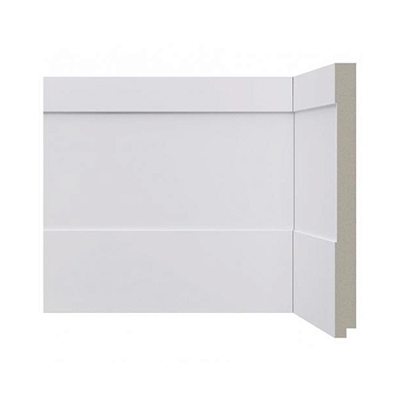 Rodapé Santa Luzia 523 em Poliestireno 20cm Branco