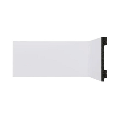 Rodapé Santa Luzia Bellitas B105 10cm Branco - Barra 2,40 ml