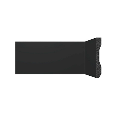 Rodapé Santa Luzia Lev101 10cm Preto