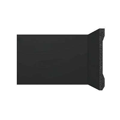 Rodapé Santa Luzia Lev151 15cm Preto
