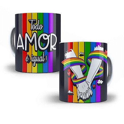 Caneca personalizada   LGBT - Todo amor é igual