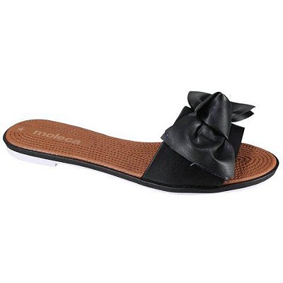 Moleca Chinelo REF 5297.430 rasteria Napa Sardenha NEO PRETO