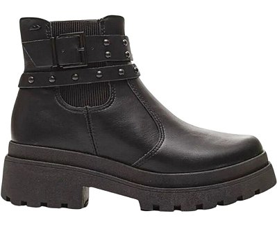 Bota Dakota Tratorada Cano Curto Elástico Zíper Fivela G9581