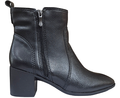 Bota Bottero Cano Baixo Salto Bloco Couro Napa 347810